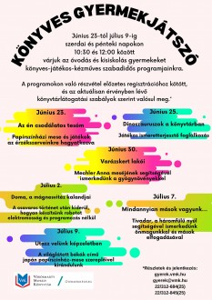 Könyves-játékos-kézműves délelőttök a Gyermekkönyvtárban